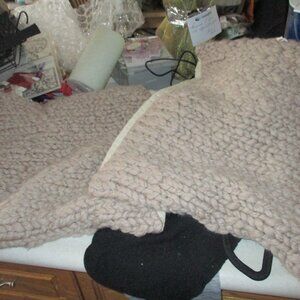 19x19 Quince Throw Pillow Covers taupe wool blend